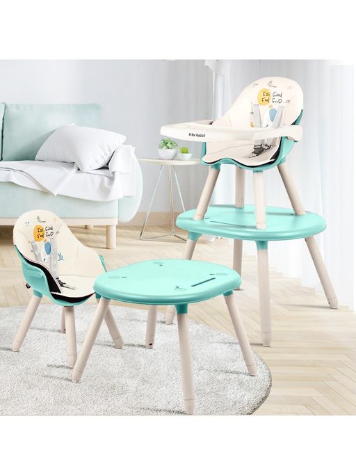 R for Rabbit Cherry Berry Tusky Green High Chair