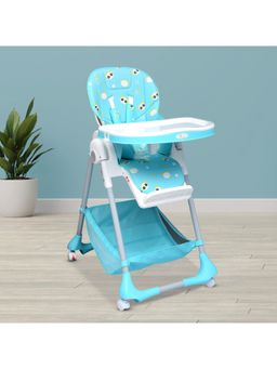 R for Rabbit - Marshmallow Blue High Chair
