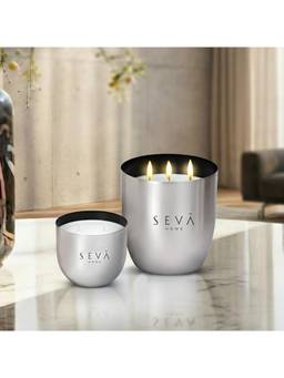 SEVA HOME - Heirloom Aqua Candle Set Luxury Gifting 40-55 Hour Burn