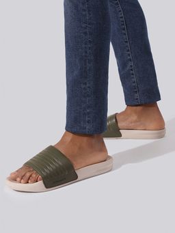 Neeman's - Men Cream Foot Bed Slides