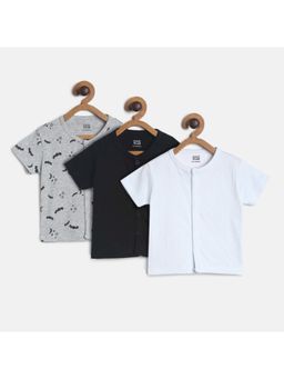 MINI KLUB - Baby Boys Multi Front Open Vest (Set of 3)