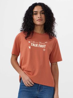 The Souled Store - Gilmore Girls Talk Fast Polo T-Shirt