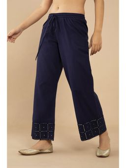 Soch - Women Blue Solid Palazzo