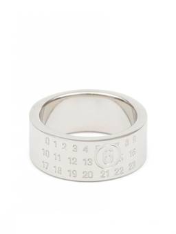 MM6 Maison Margiela - Silver Signature Logo Ring
