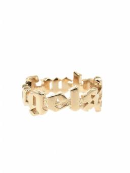 Palm Angels - Golden Logo Ring
