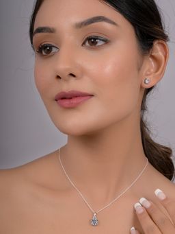 Margento Jewels - 925 Sterling Silver Margento Jewels Swarovski Zirconia Prong Set Of 2ting Set Of 2