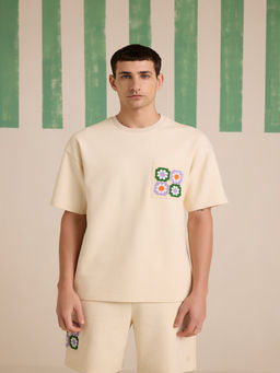 Muvazo - Coastal Crochet T-Shirt