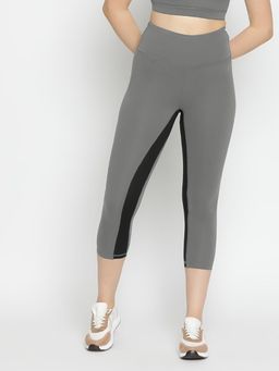 Wear Jukebox - Radiant Leggings High-Rise Crop 21 Grey