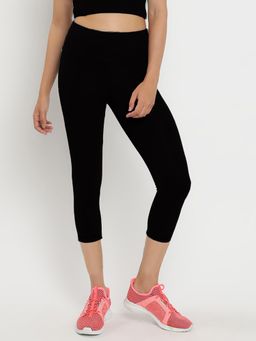 Wear Jukebox - Zen Leggings High-Rise Crop 21 Black