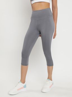 Wear Jukebox - Momentum Leggings High-Rise Crop 18 Grey