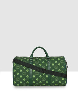 ESBEDA - Green Color Logo Print Large Duffle Bag For Unisex