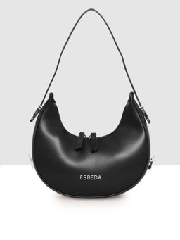 ESBEDA - Black Color Forever Crescent Small Handbag For Women
