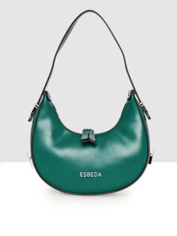 ESBEDA - Green Color Forever Crescent Small Handbag For Women
