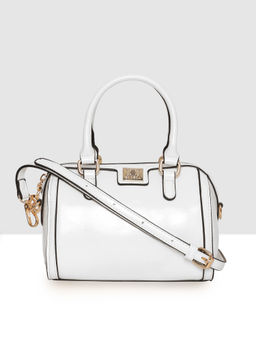 ESBEDA - White Color Structured Small Handbag For Women