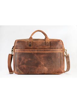 PICCO MASSIMO - Tan Formal Executive Bag - Laptop Handbag with Convenient Storage