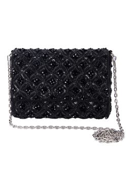 The Purple Sack - Blackistan Clutch with Detachable Chain