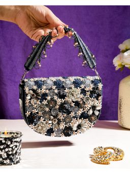 The Purple Sack - Zayeka Western Clutch with Detachable Chain