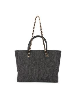 The Purple Sack - Black Canvas Tote Bag