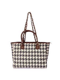 The Purple Sack - Houndstooth Tote Bag