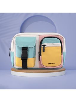 Fastrack - Colorblock Nylon Waist Bag For Women