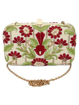 The Purple Sack - Bagichaa Clutch with Detachable Chain