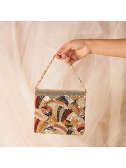 The Purple Sack - Vasl Clutch with Detachable Chain