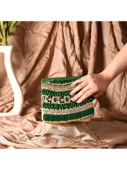 The Purple Sack - Sukoon Clutch with Detachable Chain