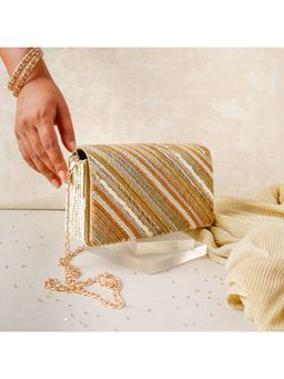 The Purple Sack - Farnama Clutch with Detachable Chain
