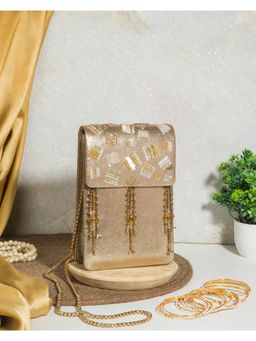 The Purple Sack - Nagma Clutch with Detachable Chain