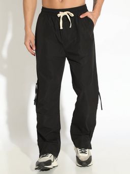 SHOWOFF - Edition Men Black Straight Fit Low Rise Trouser