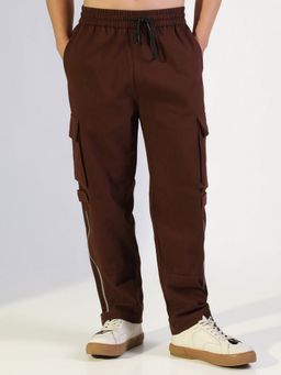 SHOWOFF - Edition Men Brown Relaxed Fit Cargo Pant