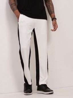 SHOWOFF - Men White Straight Fit Trouser