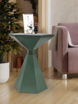 Metalsmith - Iron Coffee and Side Table For Living Room, Bedroom, Home and Office (Green)