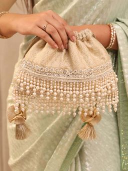 AMYRA - Anahi Embroidered Brocade Potli Bag