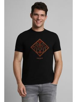 Simon Carter - Embroidered Black T-Shirt