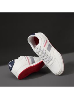 U.S. POLO ASSN. - Anders Men's Casual Stripes Off White Sneakers