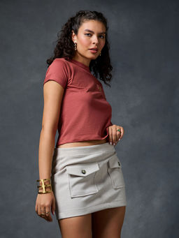 SAAKI - Petals Of Power Pink Printed T-Shirt