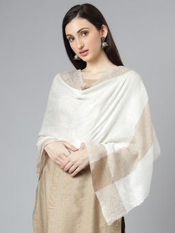 Zamour - Pure Wool Soft Stole Scarf For Women