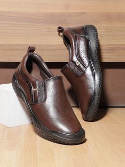 LIBERTY - Healers B049-02 Non Lacing Loafers For Men - Brown