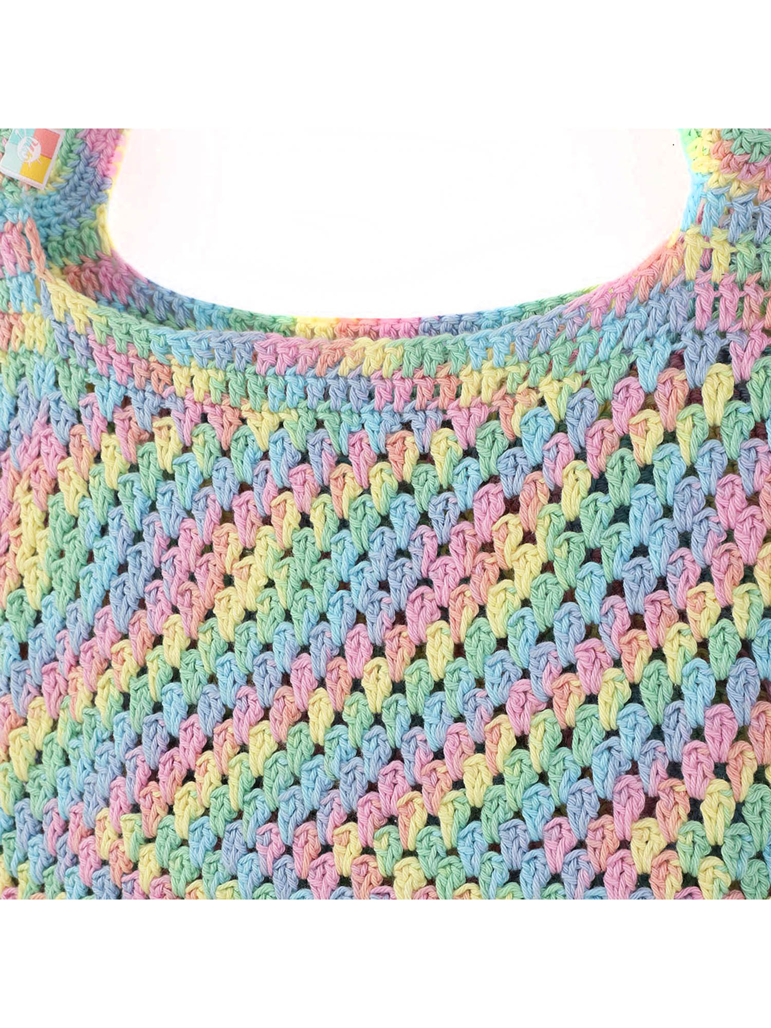Buy Magic Needles Handmade Crochet Market Bag - 2664 (M) Online