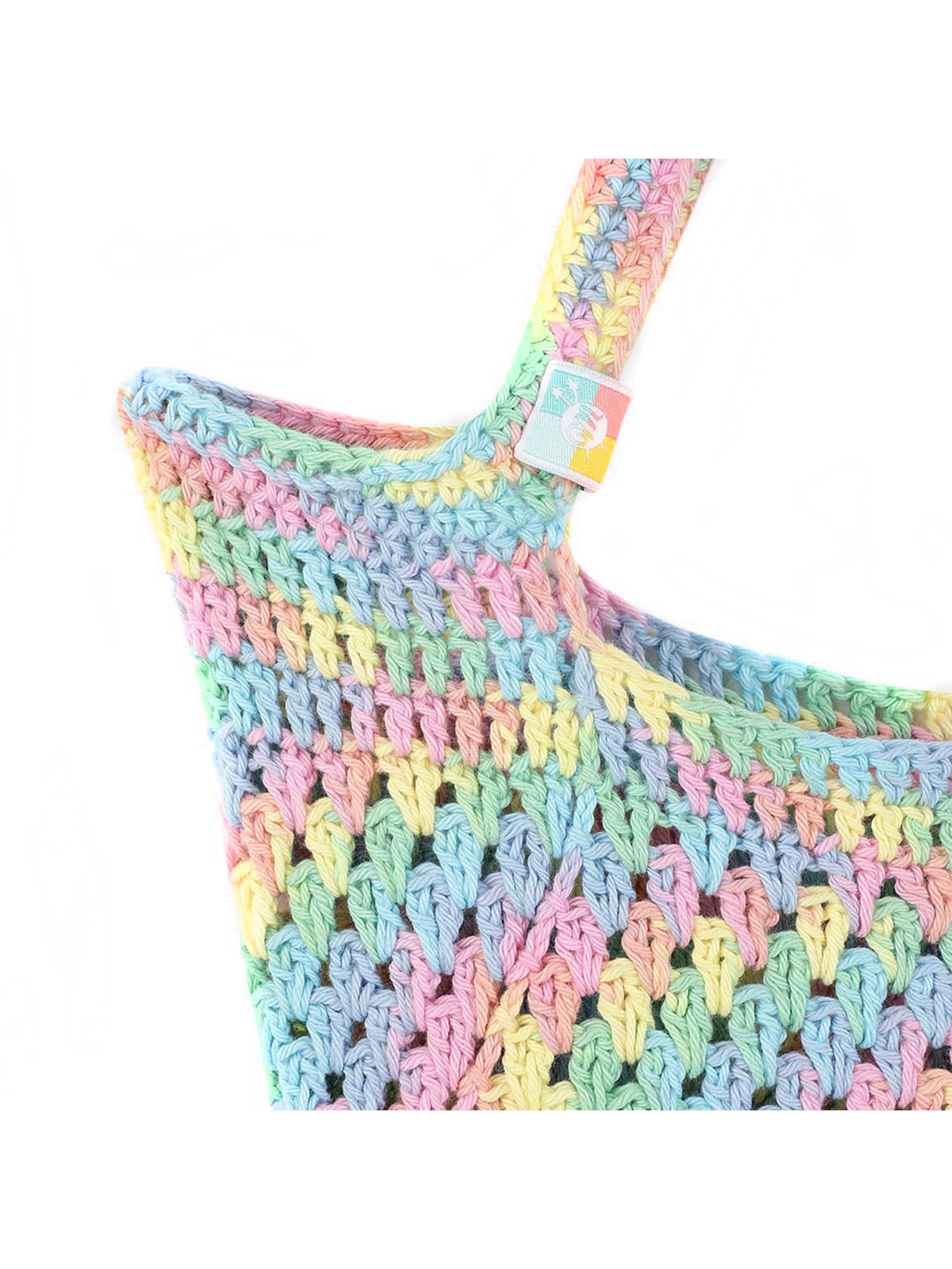 Buy Magic Needles Handmade Crochet Market Bag - 2664 (M) Online