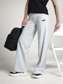 Puma - Small No. 1 Logo Women High-Waist Straight Grey Tights