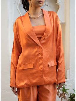 Arthmod - Orange Settle For More Blazer