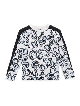 Puma - T7 Crew Girls Multi-Color Sweatshirt
