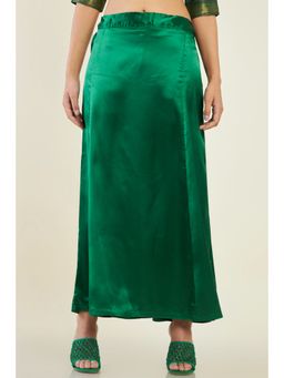 Soch - Womens Green Satin Petticoat