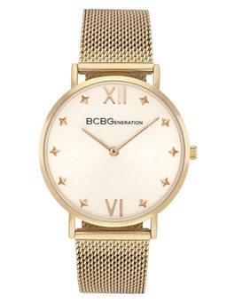 BCBGMAXAZRIA - GENERATION Quartz Gold Round Dial Women's Watch - GN51044005
