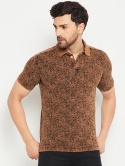 Club York - Brown Polo Neck Polo T-Shirt