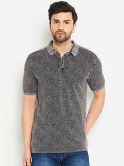 Club York - Grey Polo Neck Polo T-Shirt