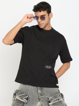 Club York - Black Solid T-Shirt