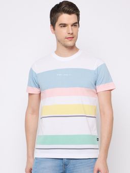 Club York - White Striper T-Shirt